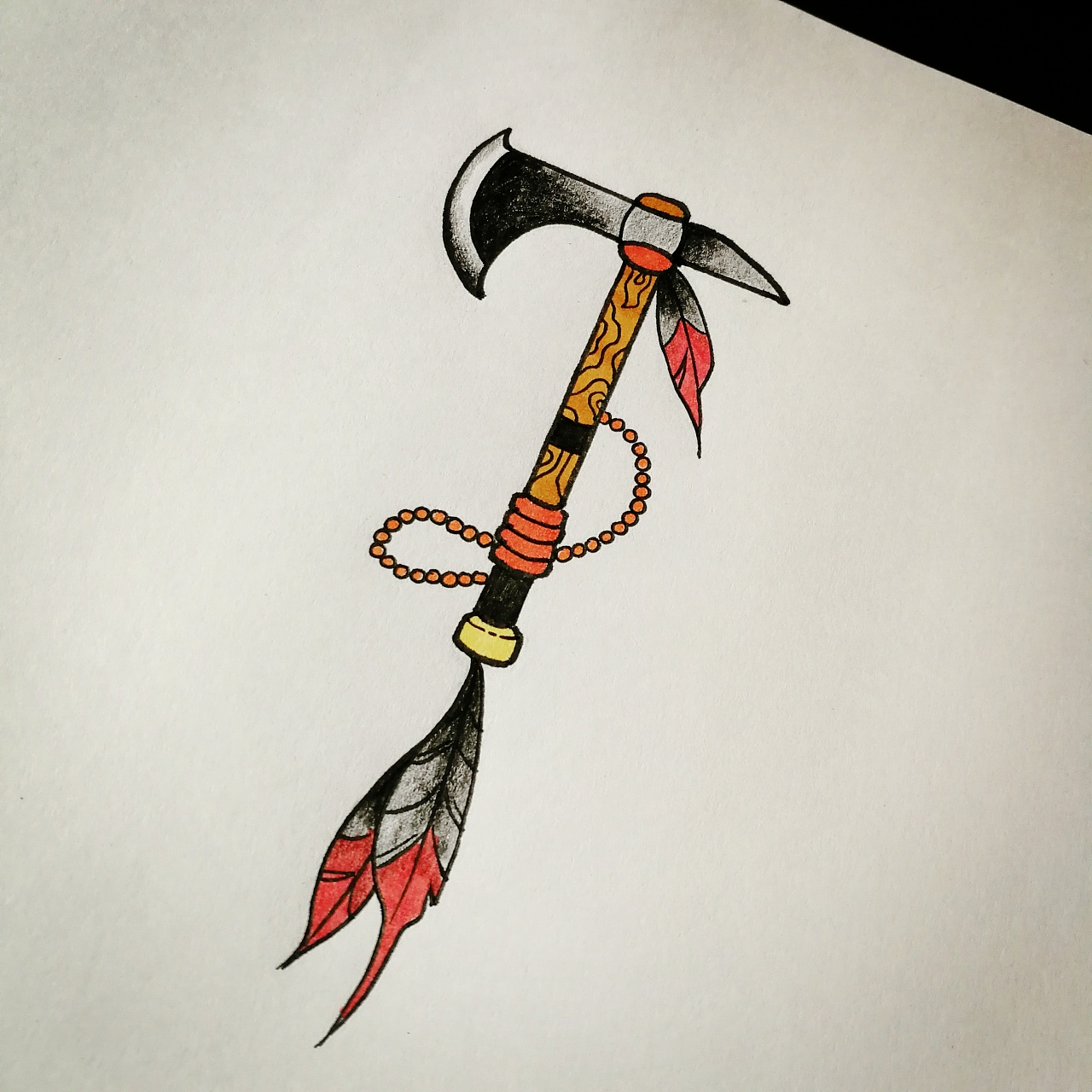 画与手稿 小斧头