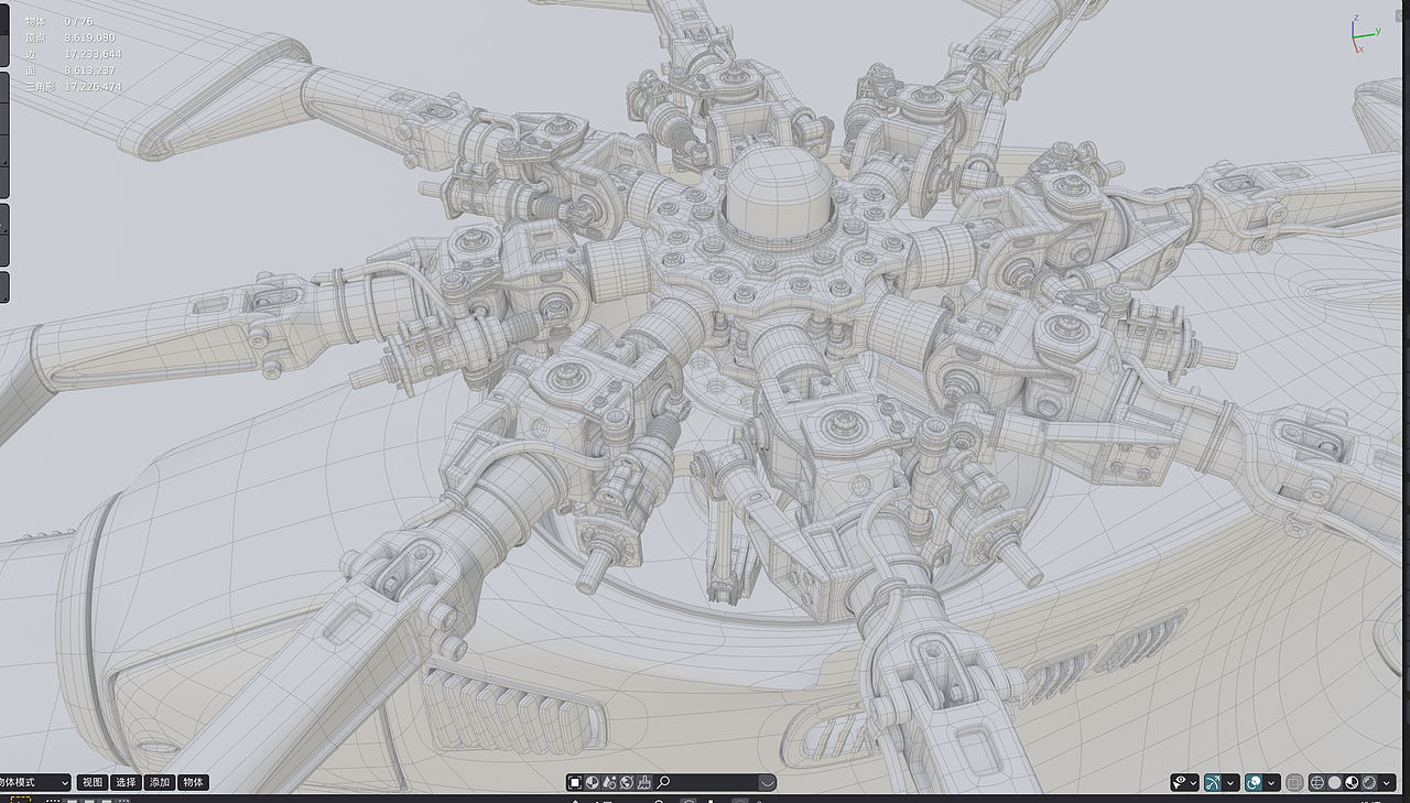"MI-26直升机" 3D高细节模型 附带插画和制做过程（图ZMjg2NzM3ODcy） - 动画/影视 - 站酷设计师小梦魇33原创素材 - 站酷ZCOOL