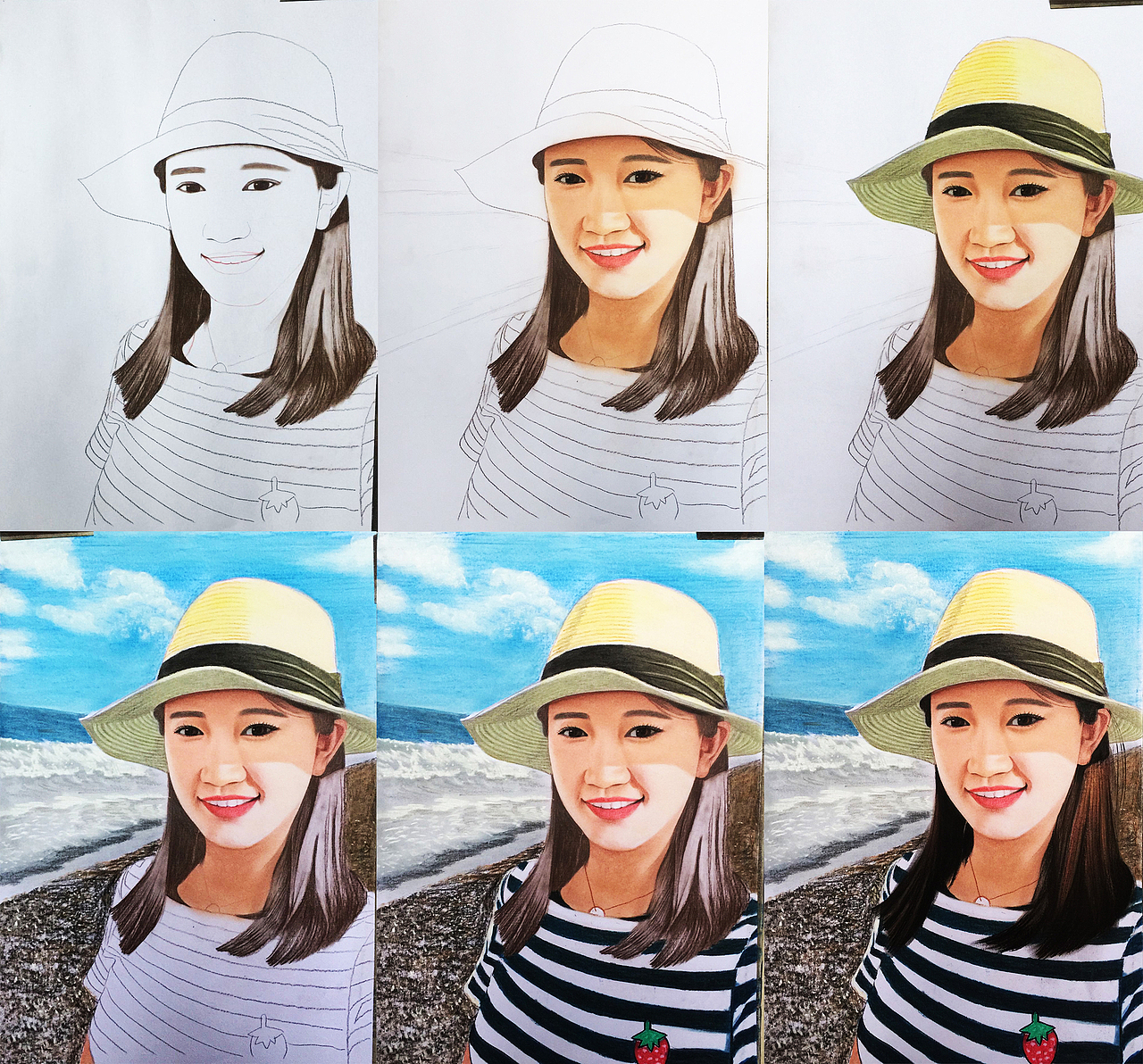 2018中秋彩铅手绘专辑