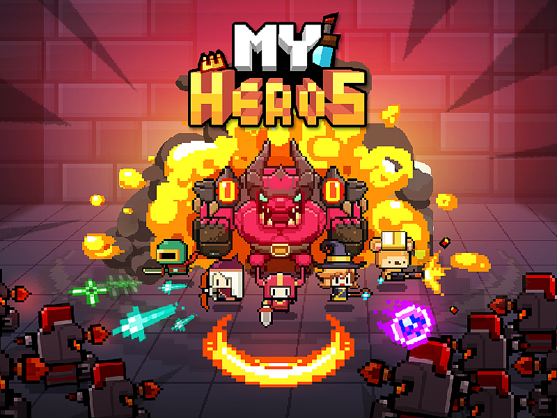 R2Games项目作品-《My Heroes》像素风格（2018-2019）（图ZMTQ2MDIzMTA4） - 游戏UI - 站酷设计师S_Leaf原创素材 - 站酷ZCOOL