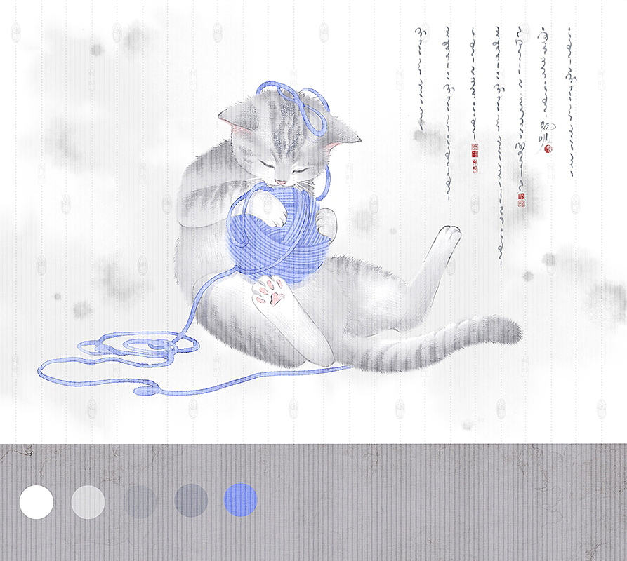 古風(fēng)動(dòng)物~（圖ZMjgwNTA5MTgw） - 商業(yè)插畫 - 站酷設(shè)計(jì)師既明JM原創(chuàng)素材 - 站酷ZCOOL