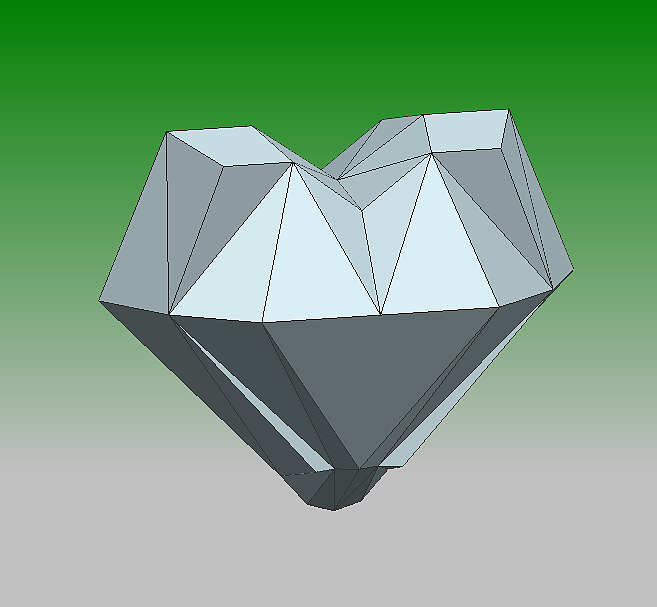 3d几何切面拼接模型设计画图纸模形3d模型展平面图