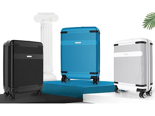 PET+PC细条纹-长护角拉杆硬箱设计