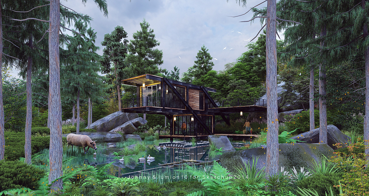 lumion表现（图ZMjExMTIyNjA0） - 景观设计 - 站酷设计师JohnnyGao原创素材 - 站酷ZCOOL