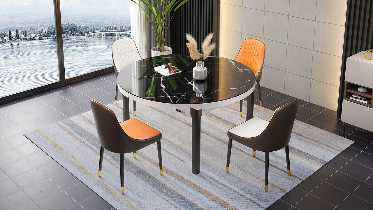 №294餐桌建模渲染动画教程