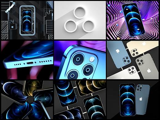 iPhone12Pro 苹果手机C4D产品动画视频