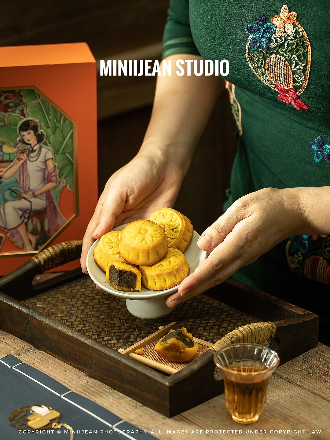 点都德有礼 茶味月饼