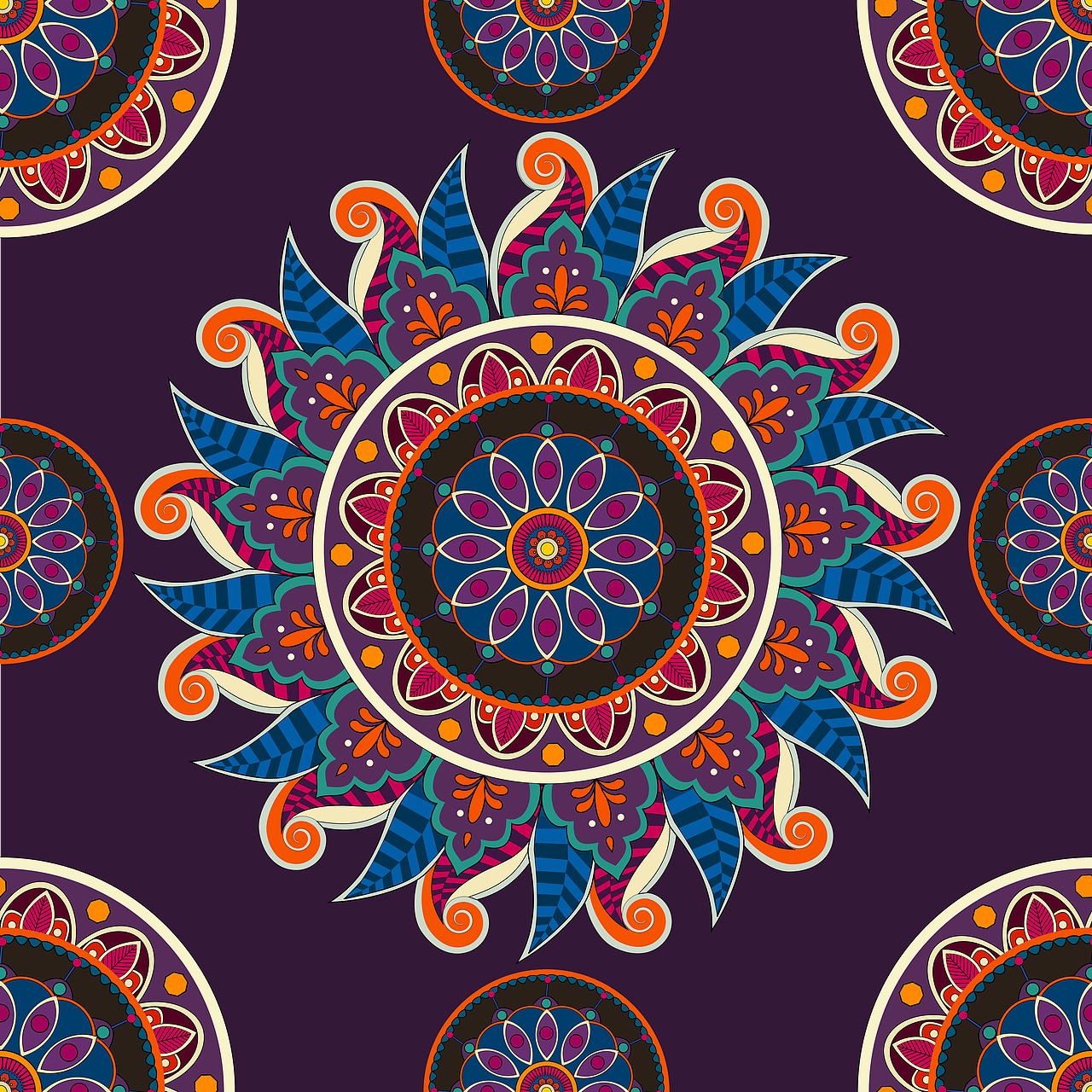 少数民族服饰纹样提取 图案设计及动态变化演示(二)