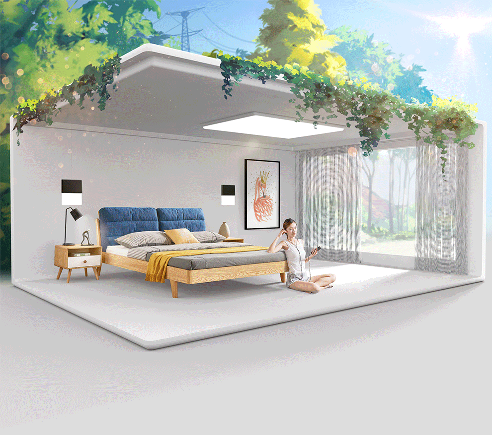 C4D的简单应用-合成小清新页面