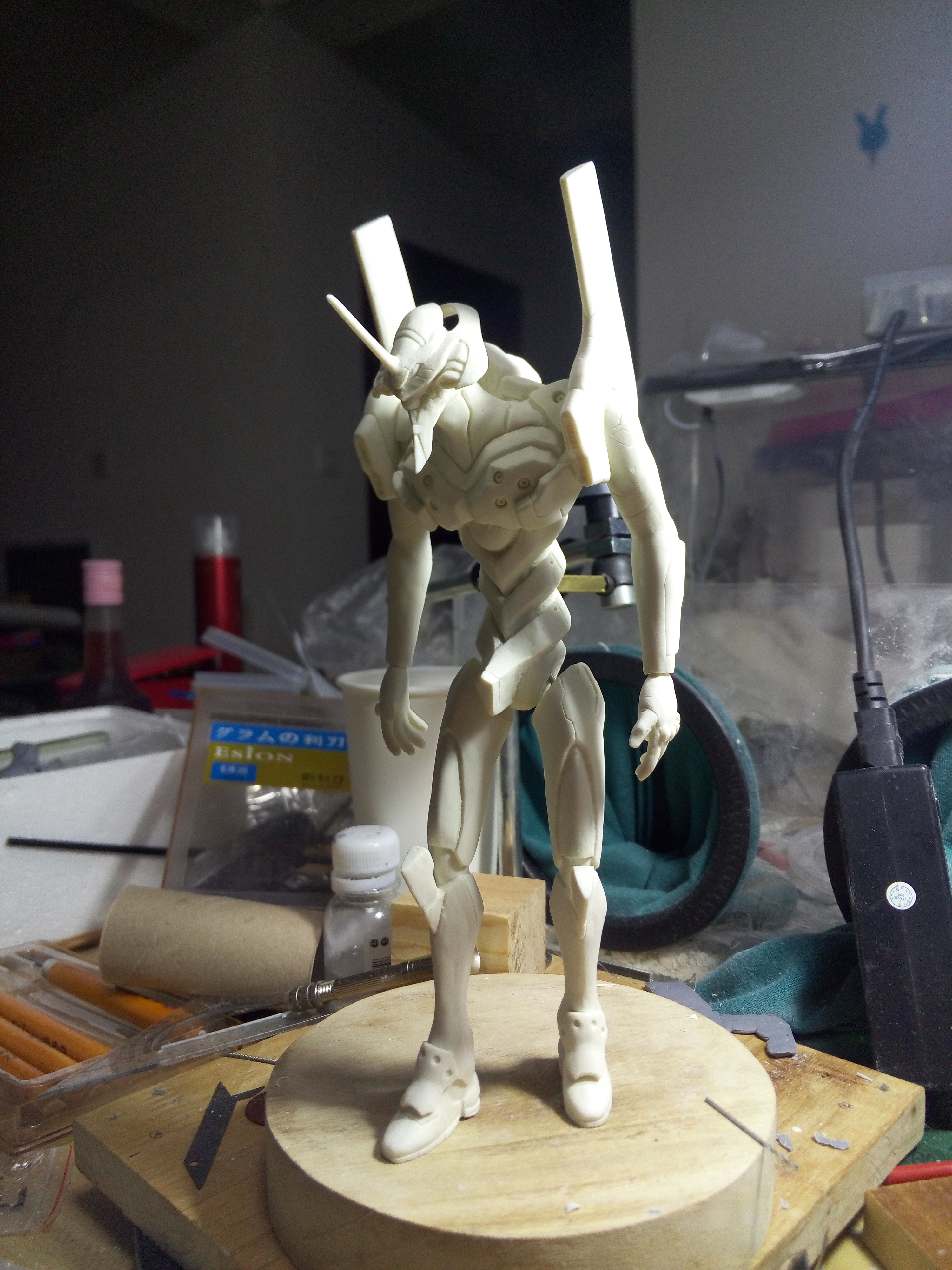 eva初号机制作|手工艺|手办/模玩|12315dytt - 原创作品 - 站酷