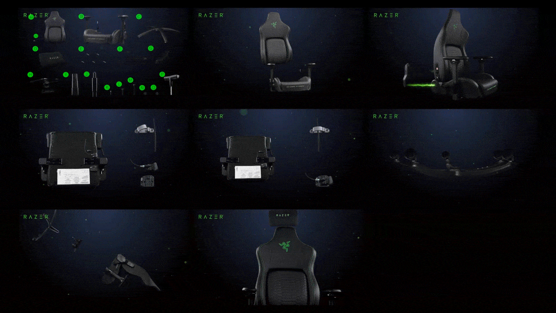 Razer:雷蛇风神游戏座椅
