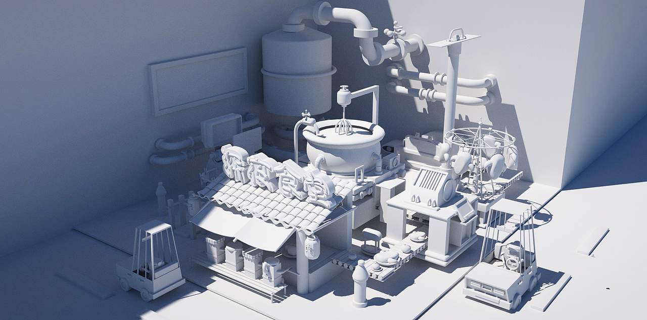 C4D场景练习（图ZMTU5NjQ3Njc2） - 场景 - 站酷设计师棐小吴LW原创素材 - 站酷ZCOOL