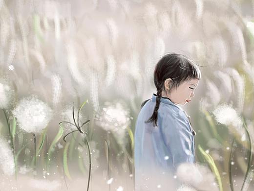 蘆葦中的小女孩（個(gè)人主頁-ZMjc1MzE4OTY=） - 創(chuàng)作習(xí)作 - 站酷設(shè)計(jì)師小川川儂原創(chuàng)素材 - 站酷ZCOOL