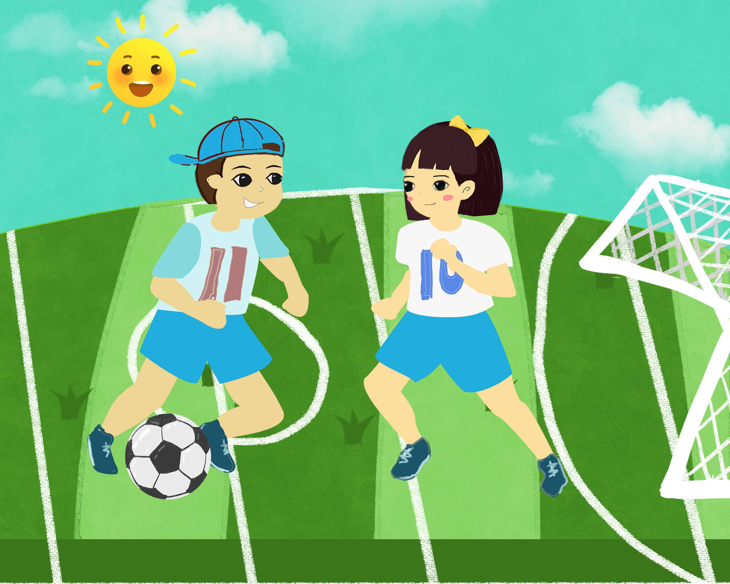 足球运动踢球的小朋友图片素材免费下载 - 觅知网