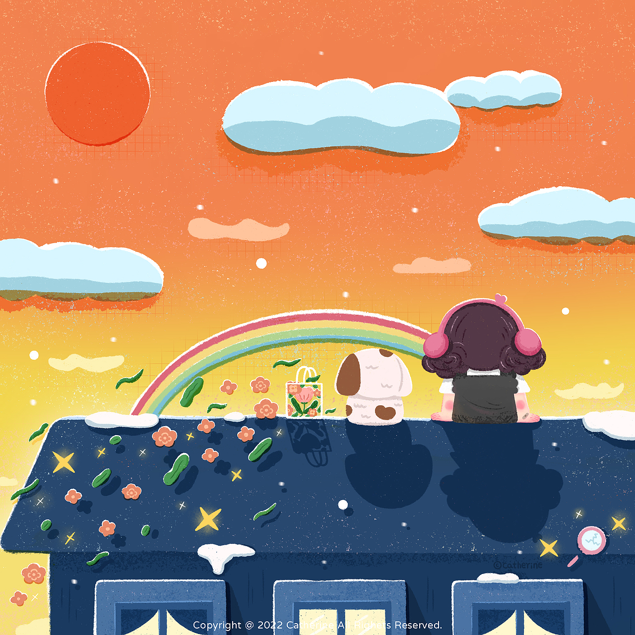 容貌焦虑插画合集2022（图ZMjkwODc3OTMy） - 创作习作 - 站酷设计师Catherine_猪小乔原创素材 - 站酷ZCOOL