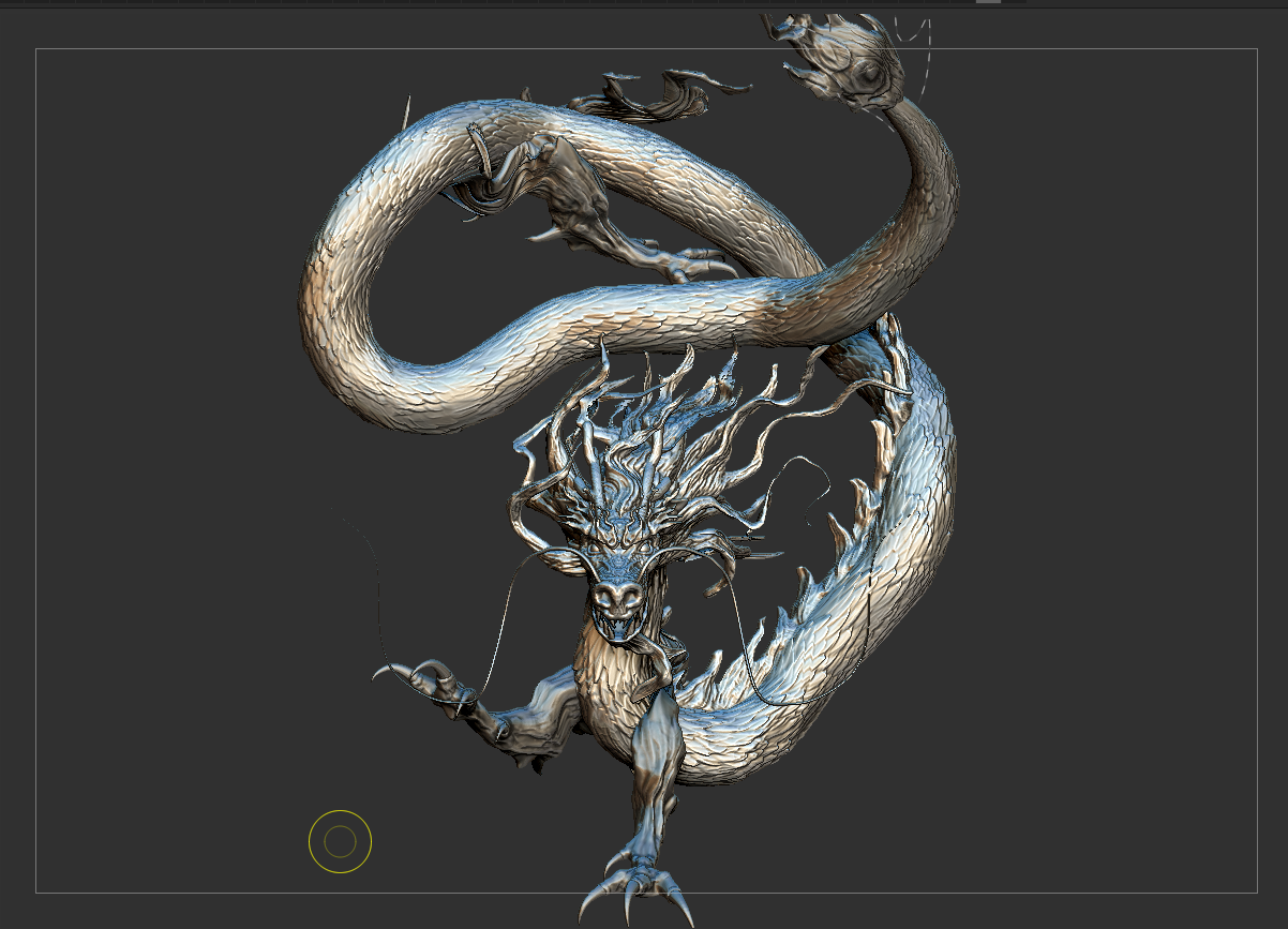 zbrush 中国龙