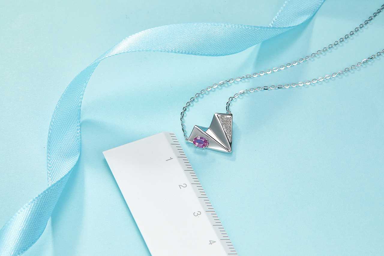 商业珠宝青色场景摄影拍摄