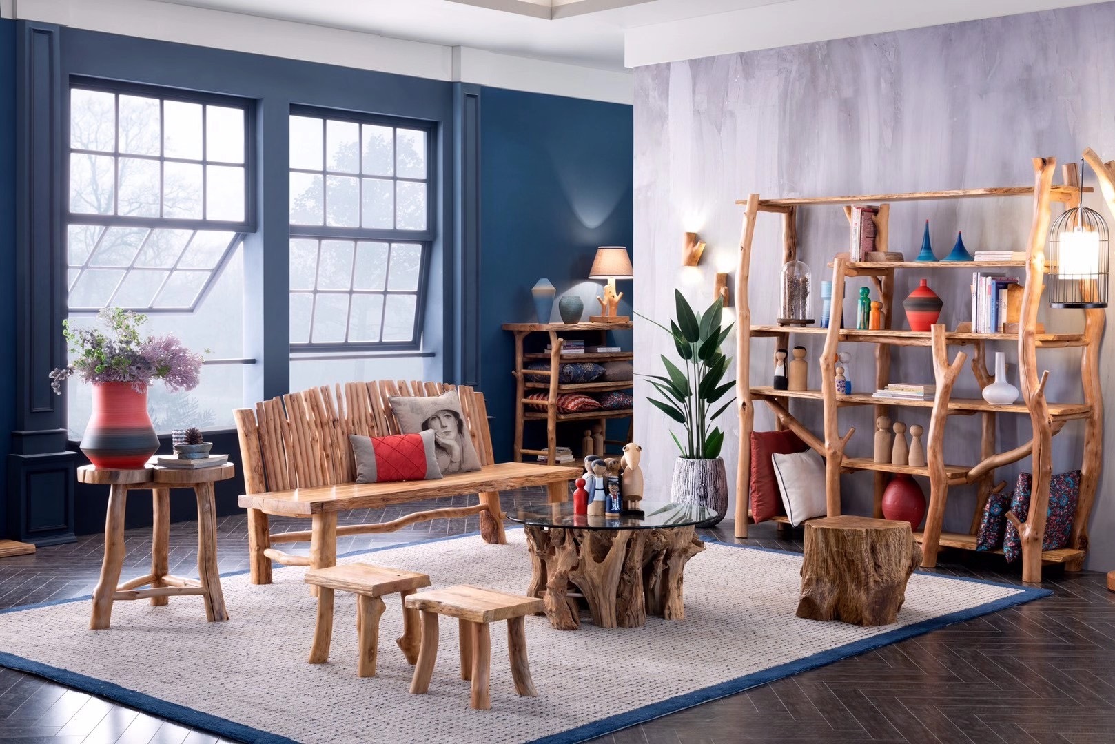 原生态自然风景家具