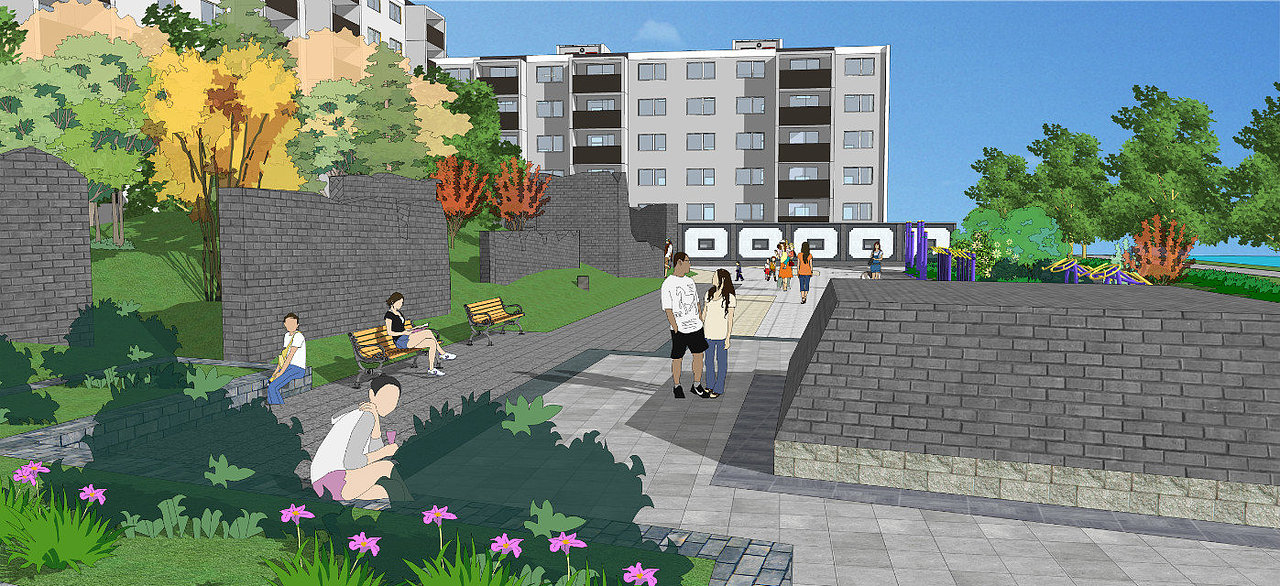 景观绿化（图ZNDY0NzMwNjg=） - 景观设计 - 站酷设计师糯米米米原创素材 - 站酷ZCOOL