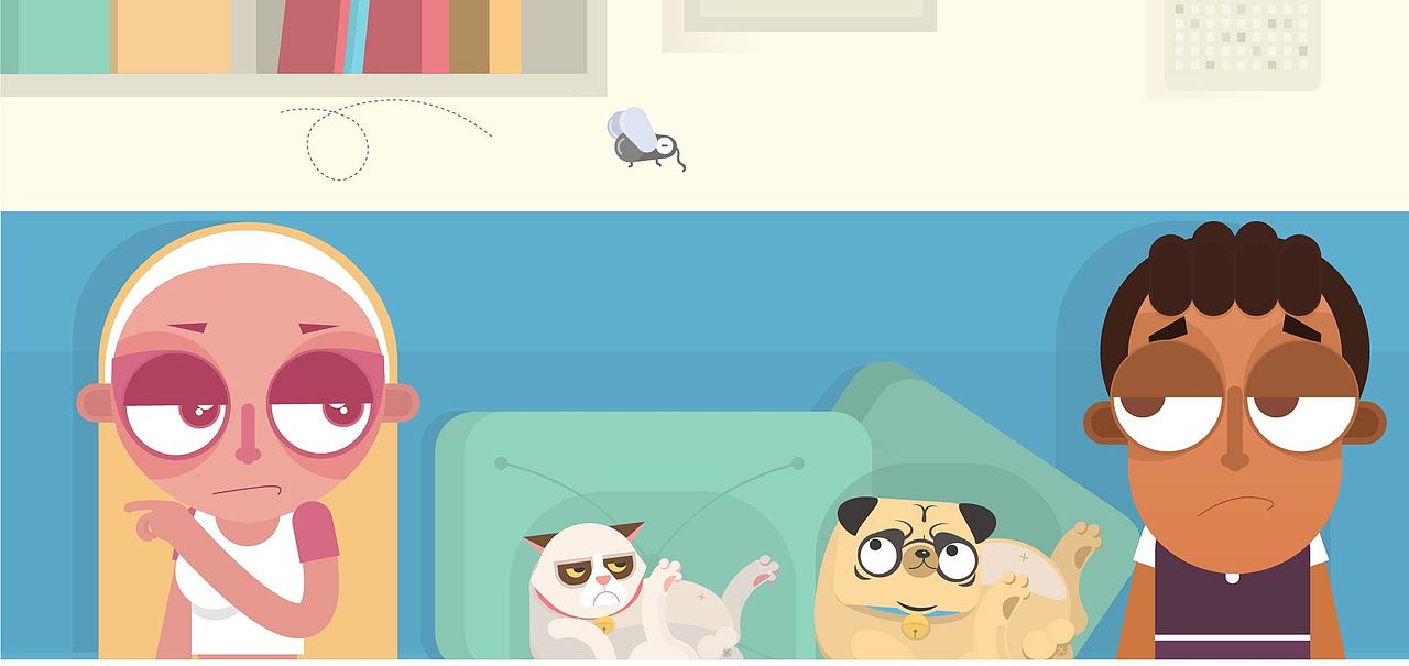 《拖延症》（图ZODA4NjI3ODA=） - 商业插画 - 站酷设计师柠檬干原创素材 - 站酷ZCOOL