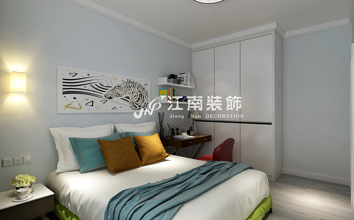 哈尔滨江南装饰公司宝宇环球港现代风格装修效果图