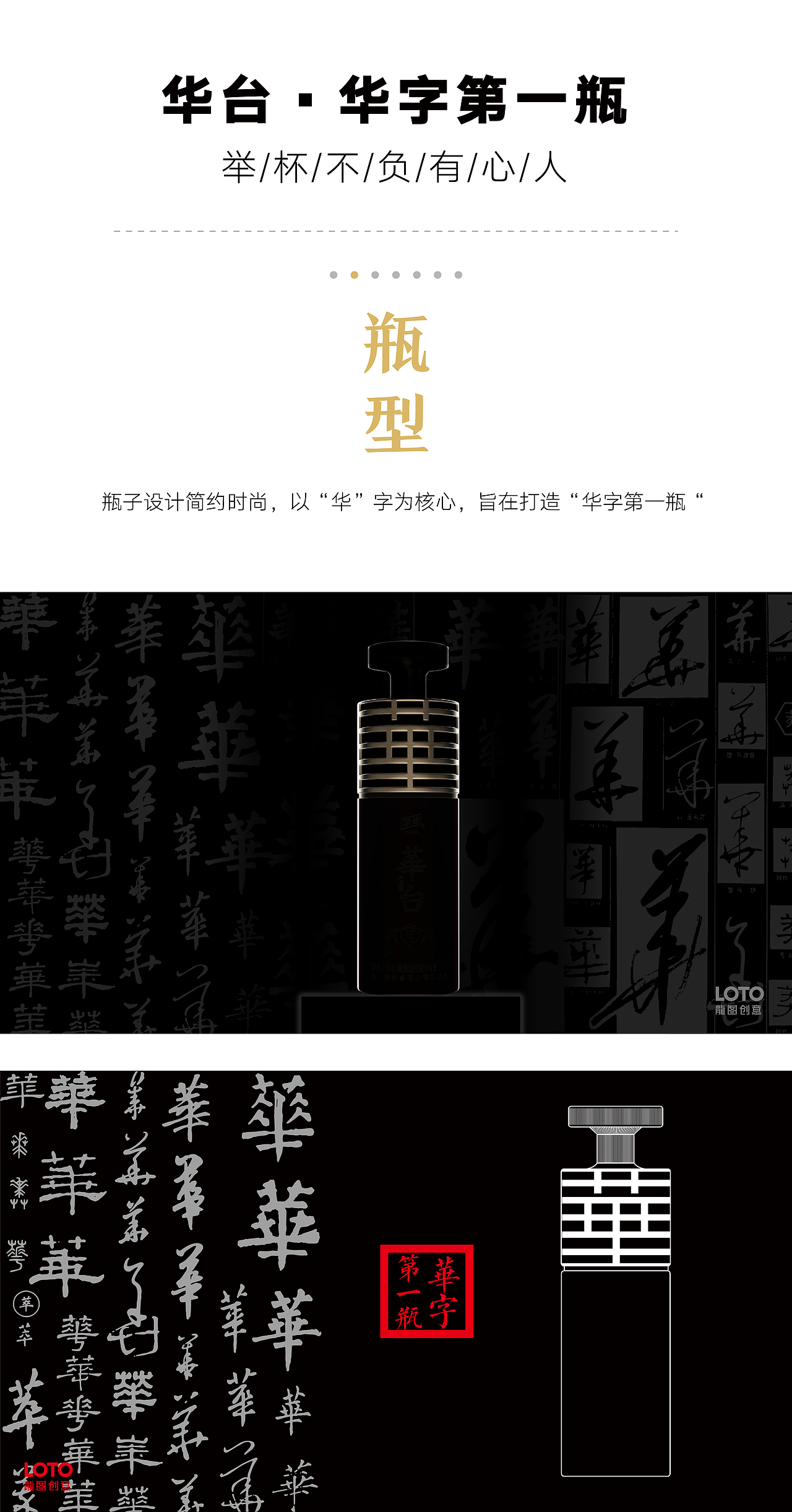 华台酱酒×龙图创意 | 蓝金版（图ZMjk1NTY4MzU2） - 包装 - 站酷设计师龙图品牌设计原创素材 - 站酷ZCOOL
