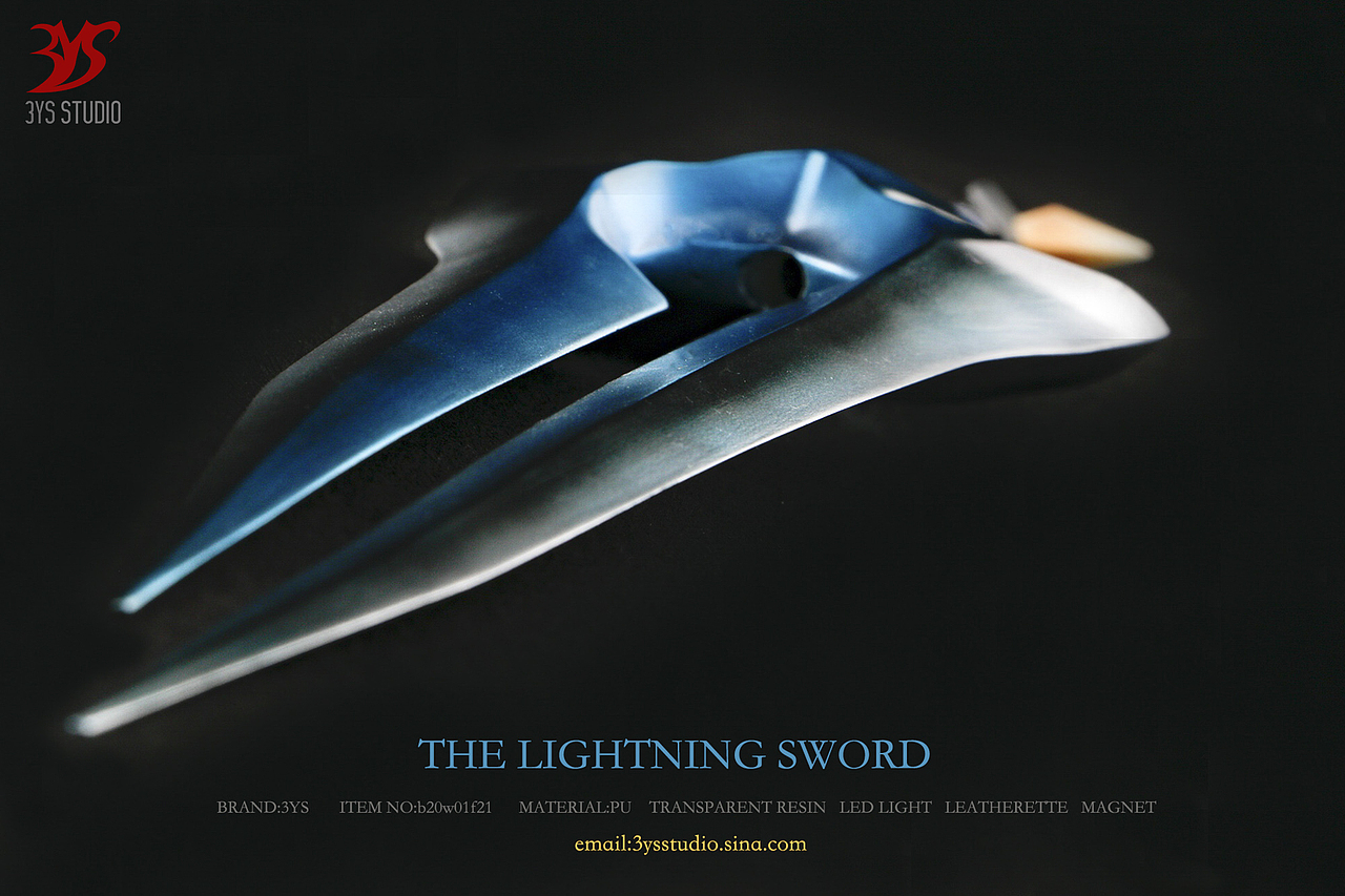 魔兽世界手办 风剑 武器 可亮灯 |工业/产品|玩具|魏来uni - 原创作品