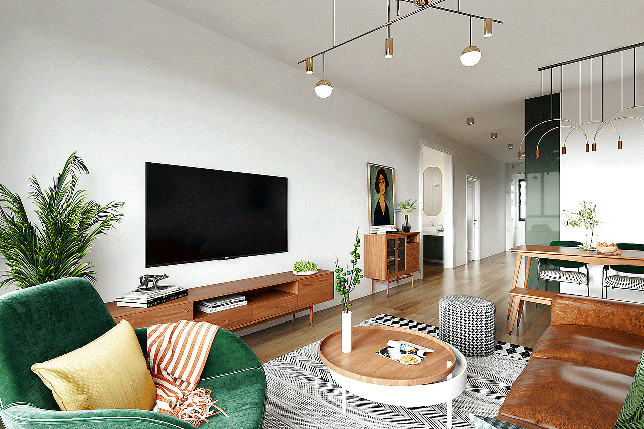 小户型‖美式轻奢+北欧效果