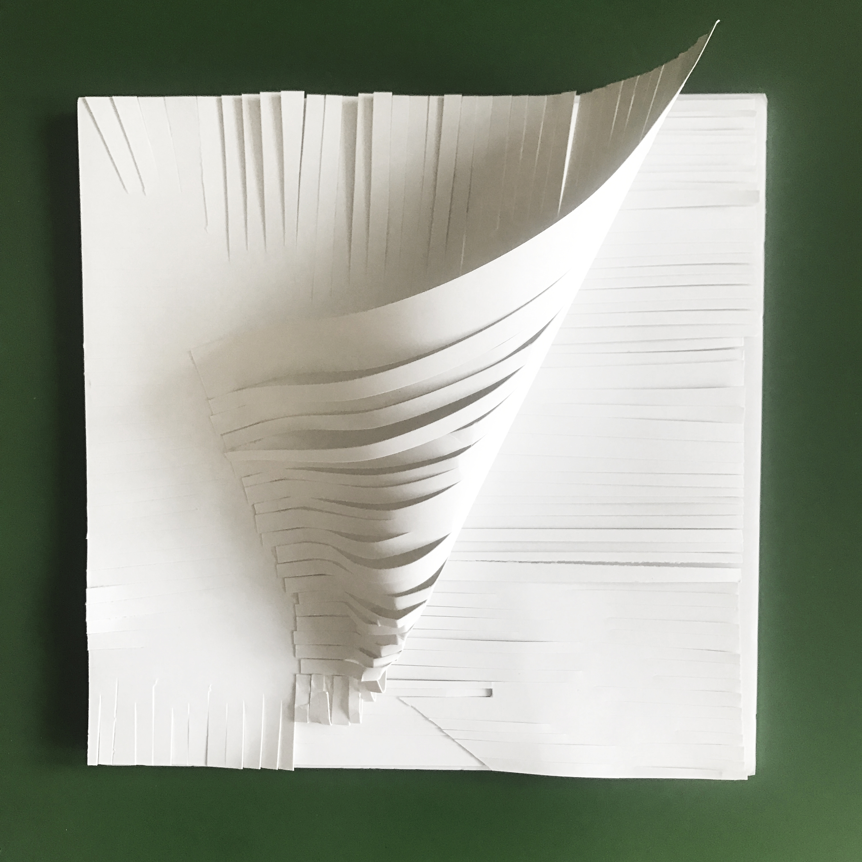 纸材立体构成:纤纤流苏