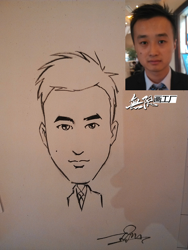 长沙现场手绘漫画 肖像漫画速绘卡通表演开业庆典房地产暖场活动