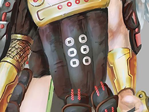 日本盔甲武士（個人主頁-ZMzEyMzA5MzY=） - 游戲原畫 - 站酷設(shè)計師天羽奇劍原創(chuàng)素材 - 站酷ZCOOL