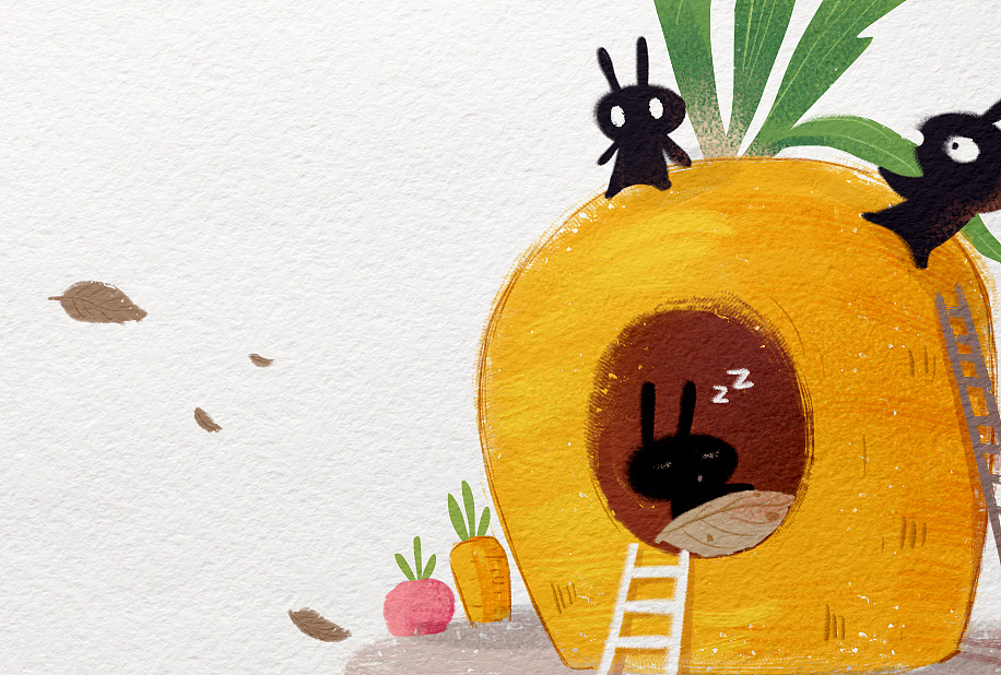 兔子二丫|插画|商业插画|娃娃窝 - 原创作品 - 站酷 (zcool)