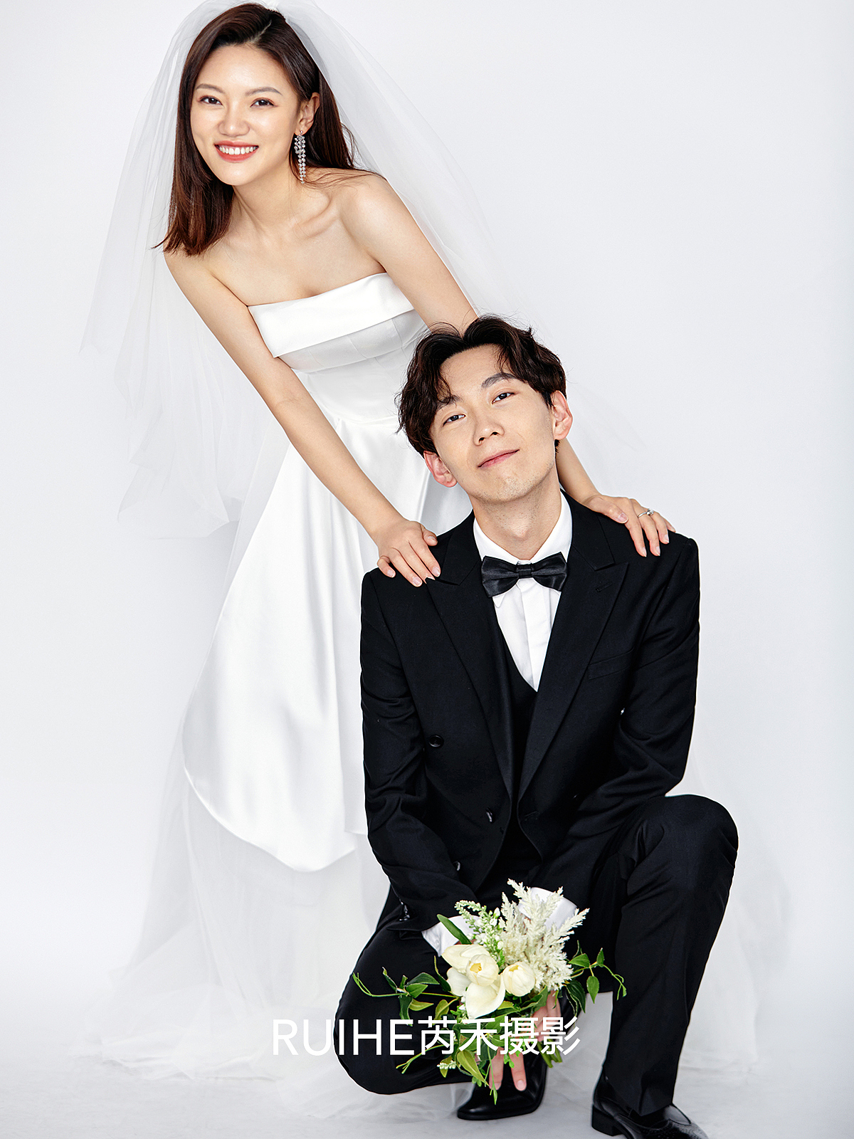 婚纱照每一帧都是心动的画面， 甜美的爱情啊