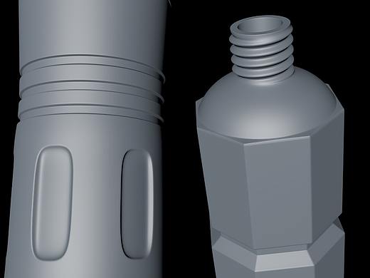 矿泉水瓶 建模