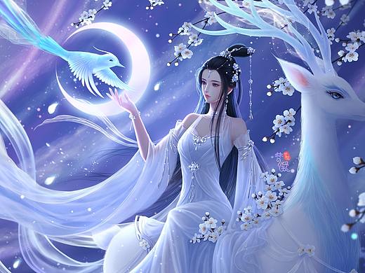 世外仙姝（个人主页-ZNTU0MTQzODA=） - 其他 - 站酷设计师梦凝yjy原创素材 - 站酷ZCOOL