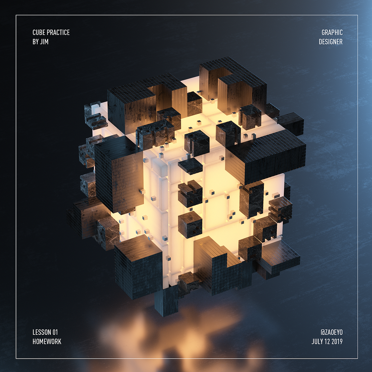 【TetrisFormer】One（图ZMTc4ODkxODI4） - 其他三维 - 站酷设计师Jim白木原创素材 - 站酷ZCOOL