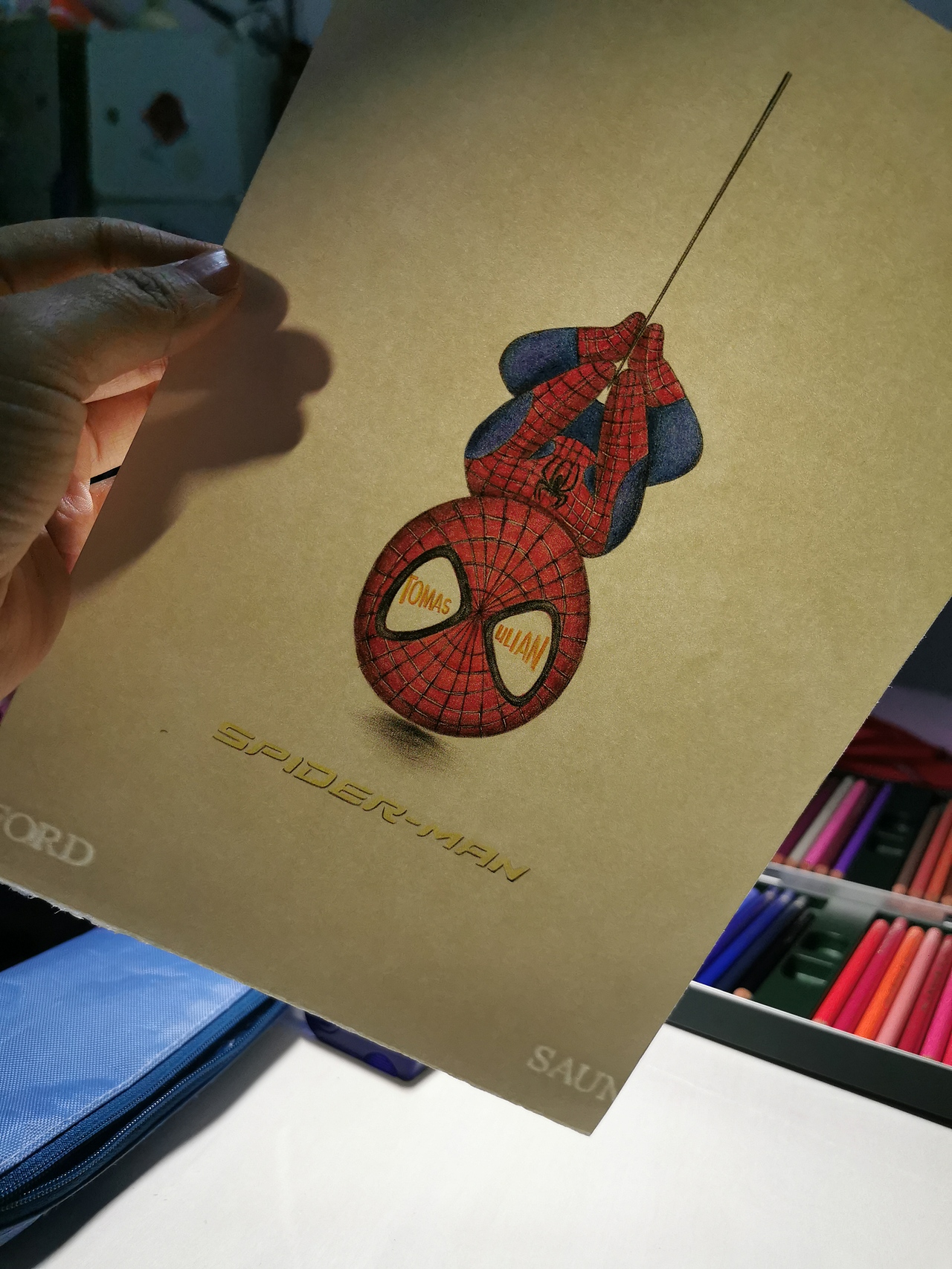 彩铅小画-蜘蛛侠（图ZMTkxMTI2ODIw） - 绘画 - 站酷设计师布衣唐原创素材 - 站酷ZCOOL