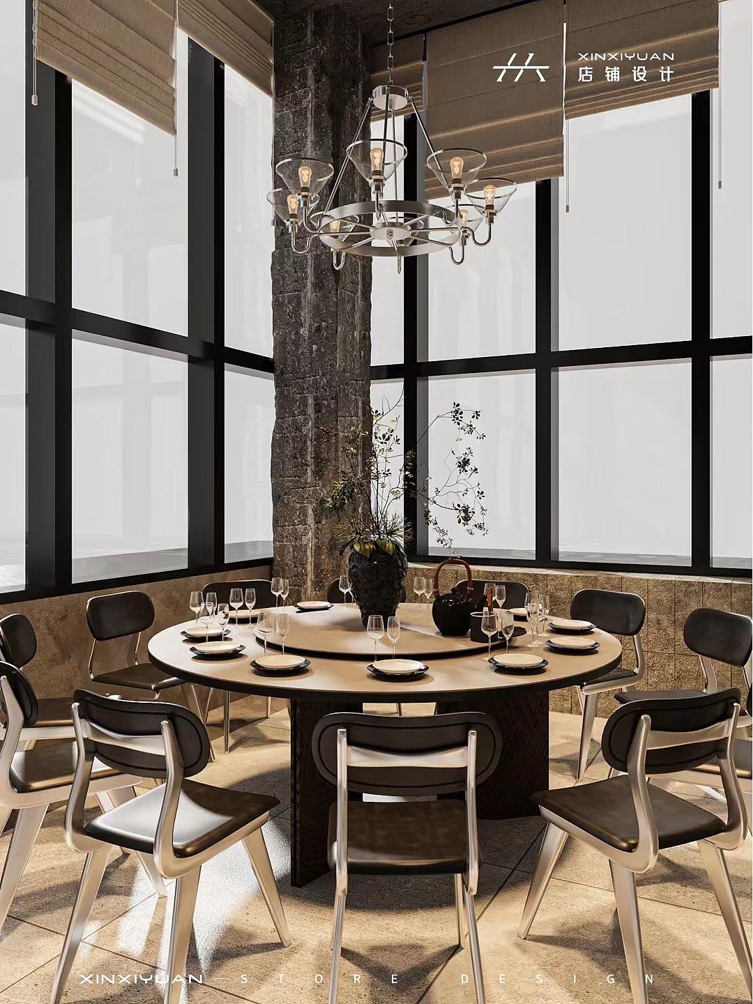 原创 | 烧烤店设计 青岛茂魅烧鸽子（图ZMzgyNDM1MTky） - 酒店餐饮设计 - 站酷设计师鑫溪源店铺设计原创素材 - 站酷ZCOOL