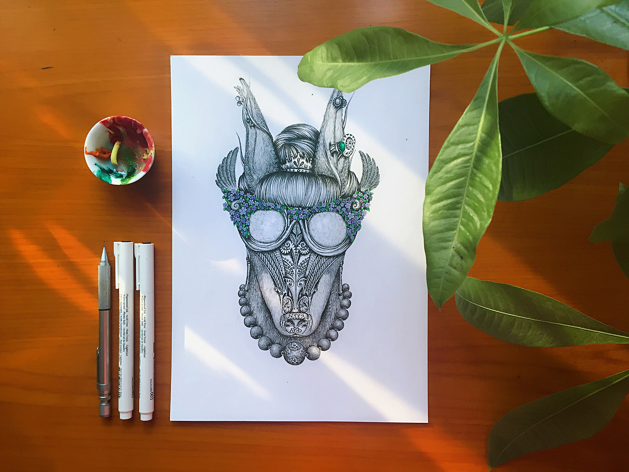 My Lady Doberman Pinscher（图ZMzg4MjI2MzY=） - 艺术插画 - 站酷设计师兔籽Echo原创素材 - 站酷ZCOOL