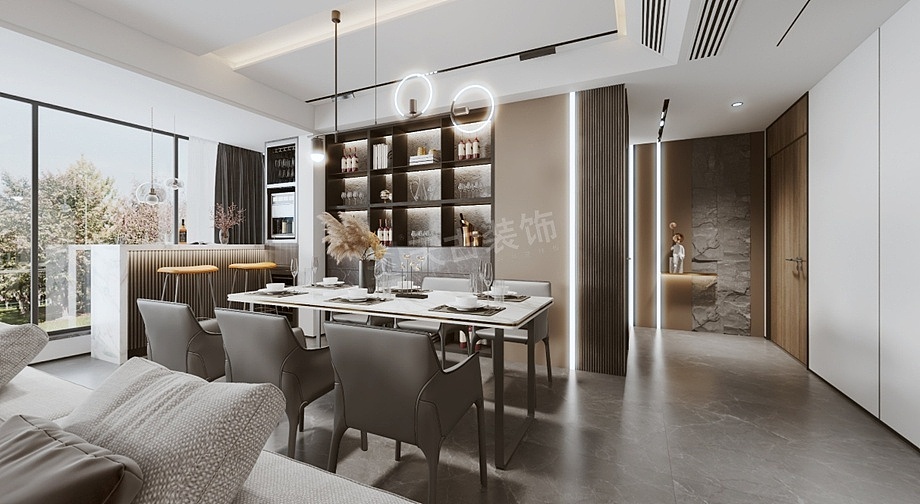 中央公园中粮祥云装修方案|现代简约风格设计效果赏析