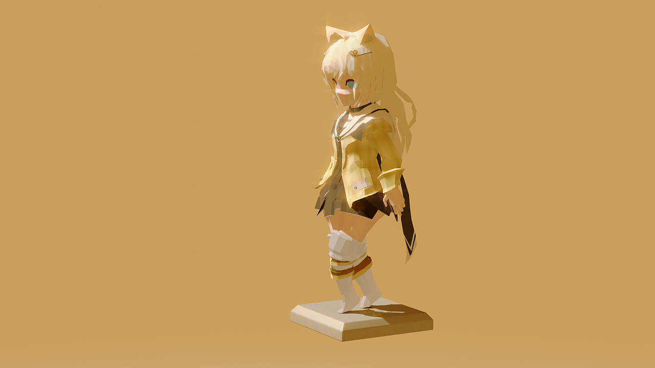 lowpoly 明日方舟（图ZMjM3MjE4NTg0） - 人物/生物 - 站酷设计师奇小偶酱原创素材 - 站酷ZCOOL