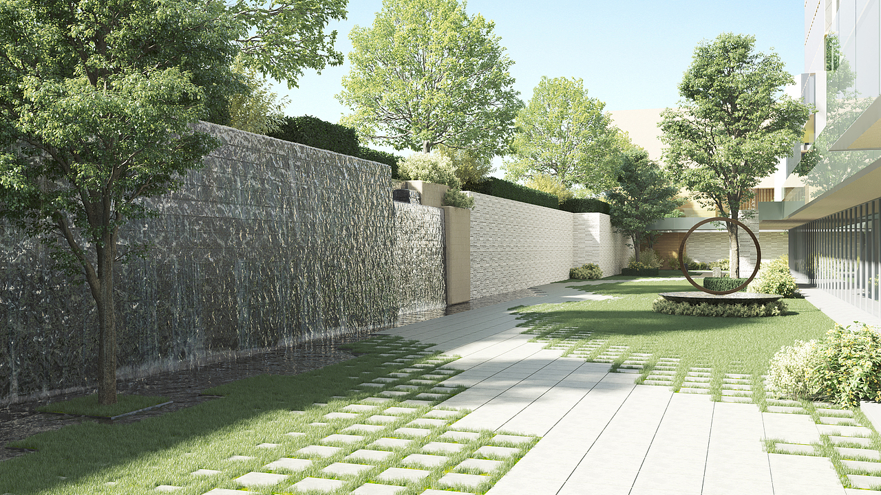 下沉广场设计效果（图ZMTE4NDczMjMy） - 建筑设计 - 站酷设计师中加睿吉设计曹欹原创素材 - 站酷ZCOOL