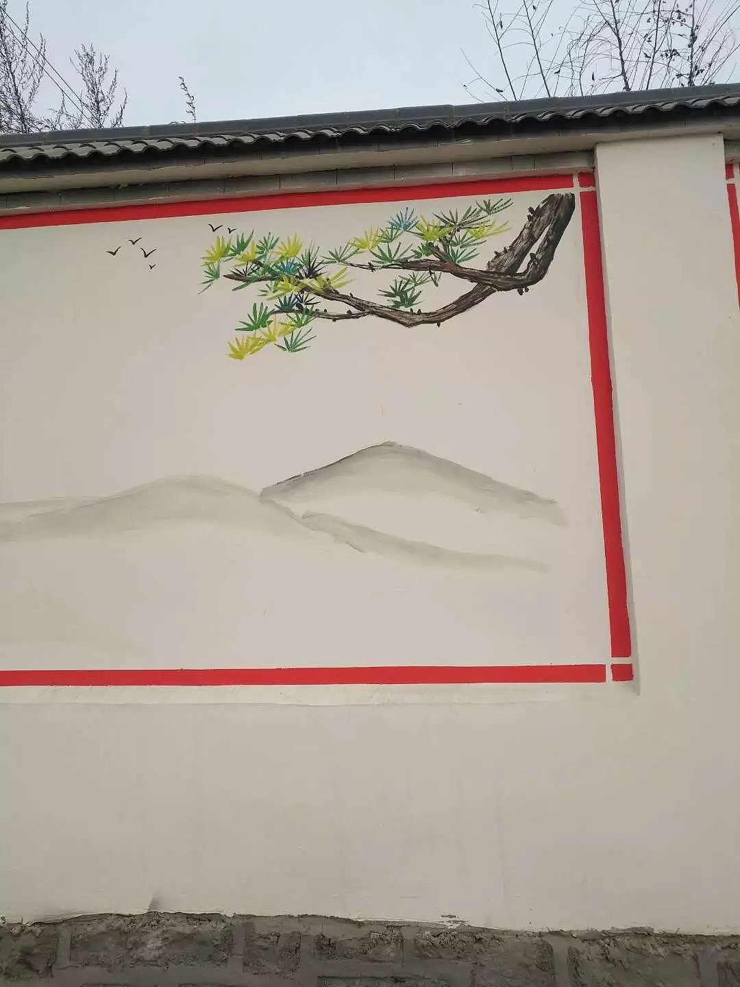 蜀绘壁画作品-乡村文化墙（图ZMTE3NTA2MjU2） - 建筑设计 - 站酷设计师蜀绘壁画原创素材 - 站酷ZCOOL