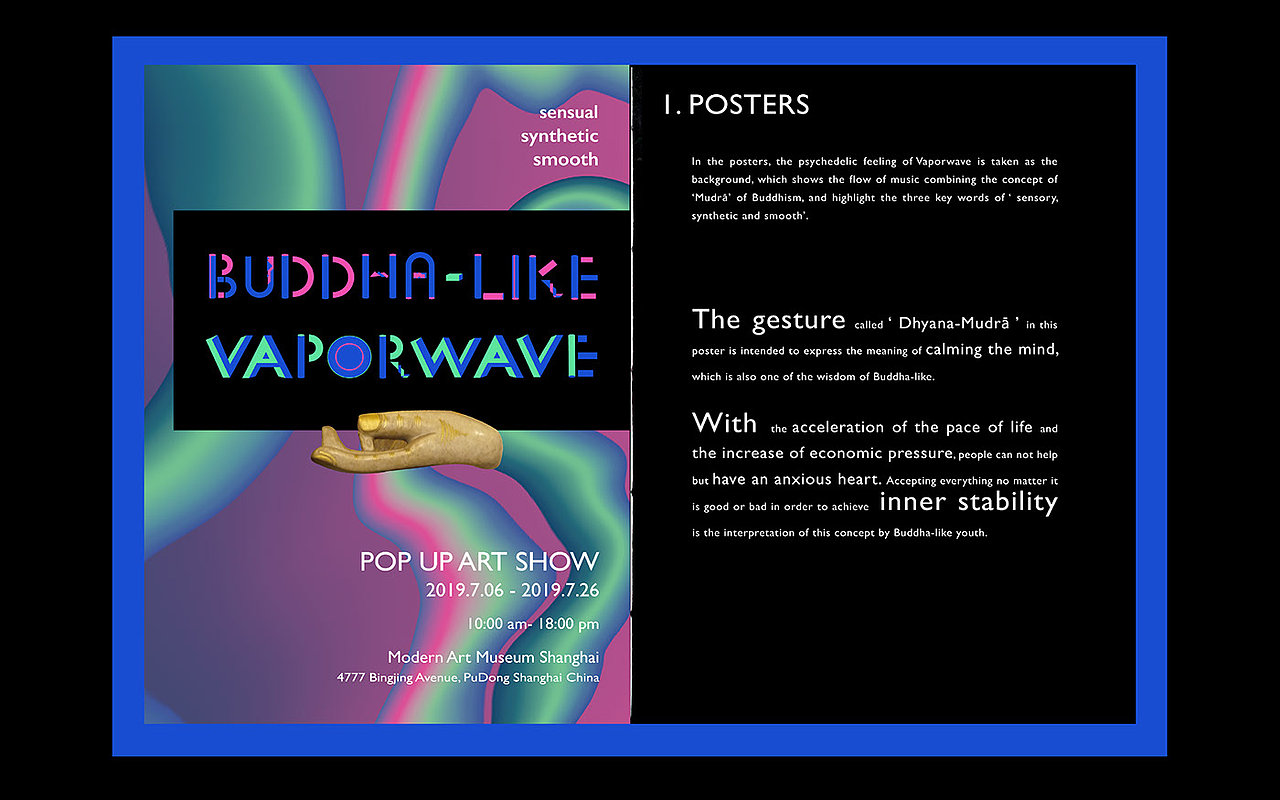 Vaporwave & Buddha-like Pop-up Exhibition