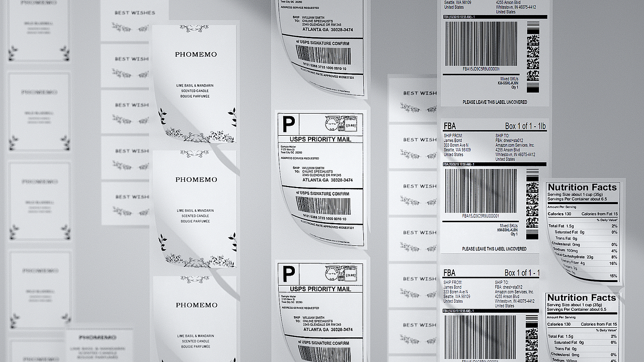 Phomemo-B246D面单机产品动画（图ZMjY4MDM2Nzc2） - 产品 - 站酷设计师目子鱼原创素材 - 站酷ZCOOL