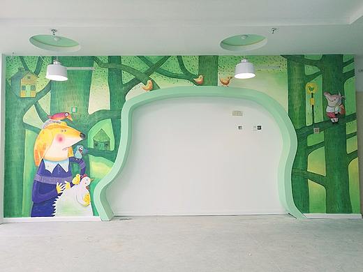 幼儿园墙绘（个人主页-ZMjgxMDI5MTY=） - 绘画 - 站酷设计师扬匠艺术墙绘原创素材 - 站酷ZCOOL