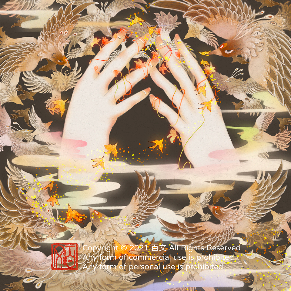 七夕插画（图ZMjY1OTQ2NTE2） - 商业插画 - 站酷设计师百文BAIWEN原创素材 - 站酷ZCOOL