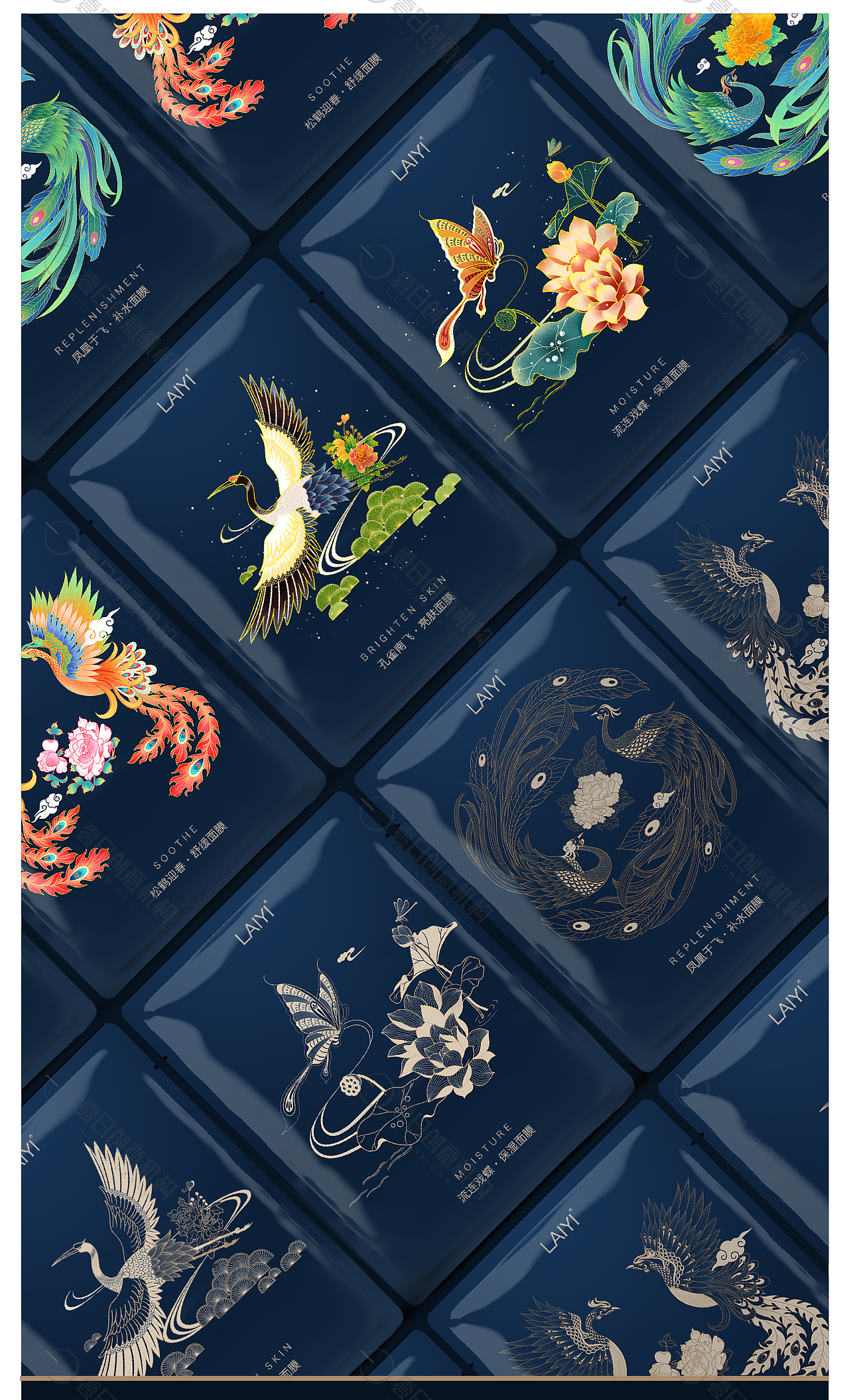 壹日×LAIYI面膜包装设计（图ZMjkwNzQ2MzY4） - 品牌 - 站酷设计师叫我陈森林原创素材 - 站酷ZCOOL