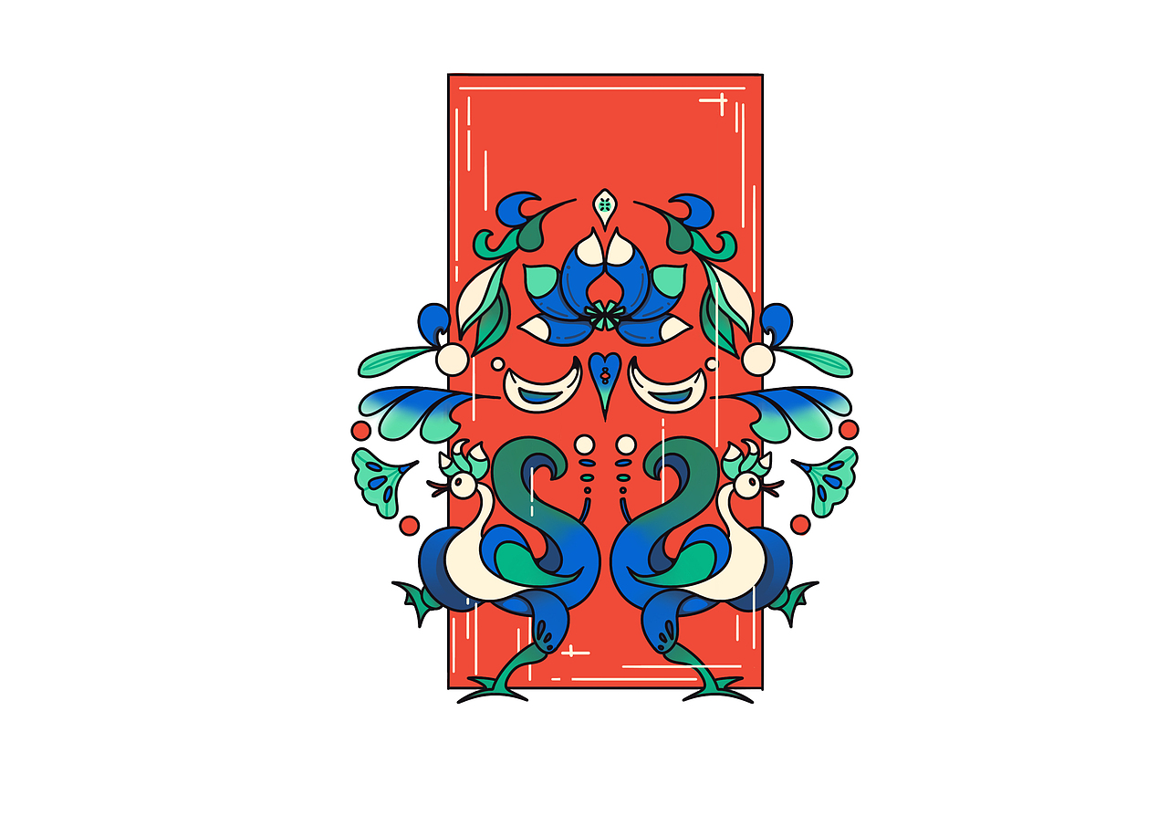 敦煌元素图案设计