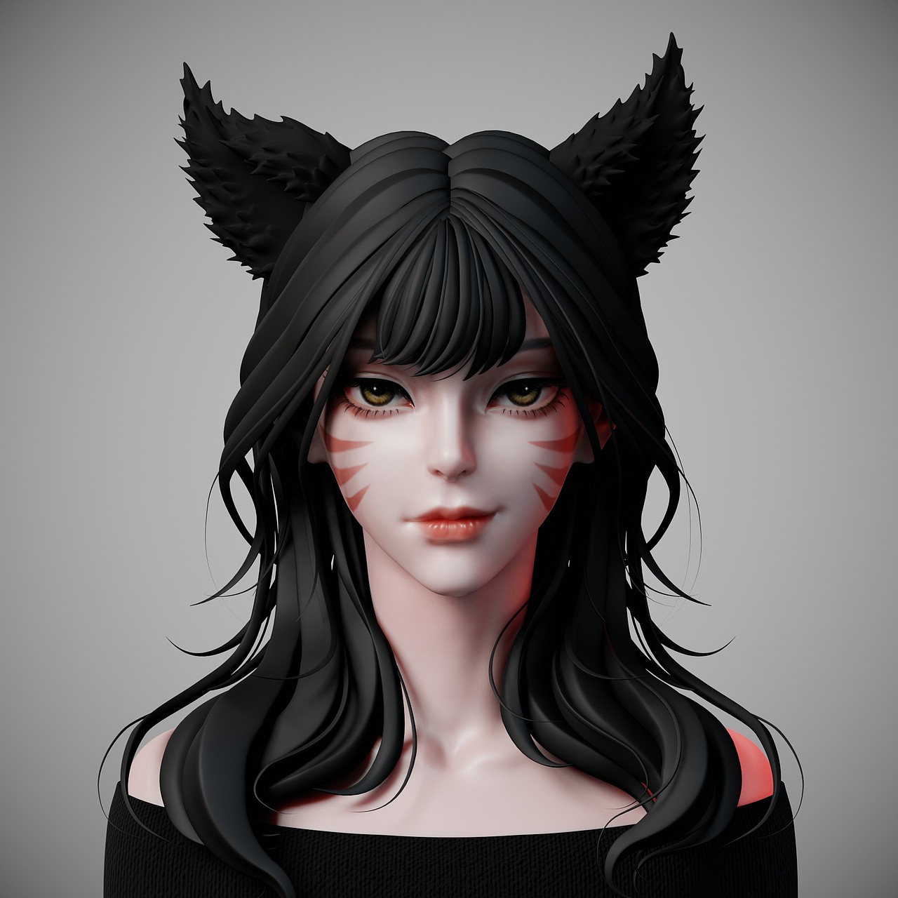 Blender EEVEE练习（图ZMjY4MDAxMDQ0） - 人物/生物 - 站酷设计师小火火不是老司机原创素材 - 站酷ZCOOL